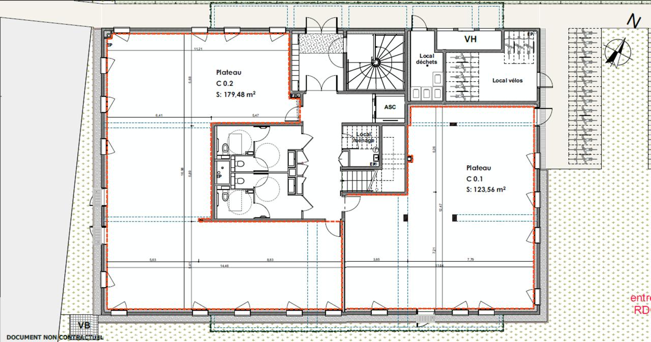 Bureau Treillières 1125m² Vente bureau Treillières Loire-Atlantique OVBUR2532034 3
